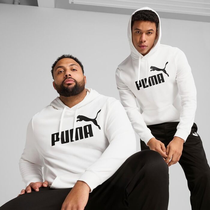 Чоловічий худі Puma ESS No. 1 Logo Hoodie Tr білого кольору, розмір L