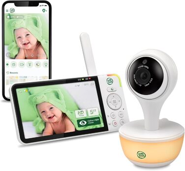Відеоняня LeapFrog LF2513 без Wi-Fi, IPS LCD екран 2.8 дюйма, поворот та нахил, нічне бачення, 300 метрів, датчик температури, до 12 годин роботи, LF2513 2.8' Video (LF815HD 5' Video)