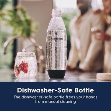SodaStream Terra - Газовий напій SodaStream, чорний колір, з CO2 балончиком та пляшкою DWS