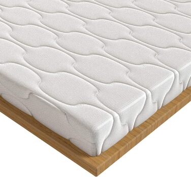 POKAR Mattress Topper, Mattress Topper, Mattress Pad, Mattress Protector for Mattress, Washable and Suitable for Allergy Sufferers, 140 x 190 cm