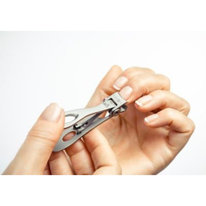 Професійний кусачко для нігтів REMOS Profi Nagelknipser, нержавіюча сталь, блакитний, 9 см