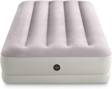 Надувний матрац Intex Dura-Beam Prestige Mid-Rise, 99x191x30 см, для 1 особи, PVC, багато кольорів
