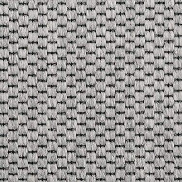 Ступінчасті килимки для сходів Kettelservice-Metzker Ґетеборґ, сірі, прямокутні, набір 15 шт.