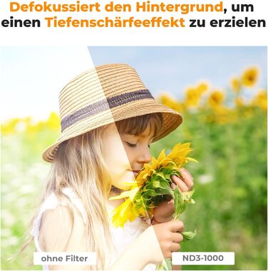 Фільтр ND K&F Concept Variabler 67mm ND3-ND1000 (змінний, 1.5-10 ступенів затемнення, Nano-Dazzle)