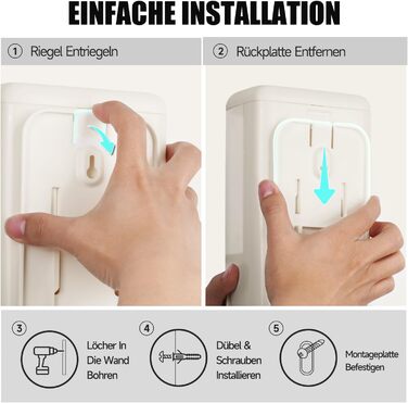 Дозатор мила рідкого AIKE для офісу, промислових приміщень та ванної кімнати, 1200 мл, настінний, з замком, прозорий індикатор