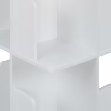 Relaxdays White Rotating Bookshelf