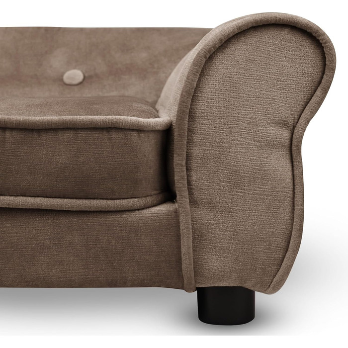 Диван для домашніх тварин MG Design темно-зелений – стабільний дерев'яний каркас, м'яке оздоблення, легко чиститься. Підходить для собак та котів, збірно-розбірний. Темно-зелений, W12 (Сірий – W04)