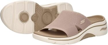 Сандалі Skechers Go Walk Arch Fit 2.0 жіночі бежеві 40 EU - комфортні повсякденні босоніжки
