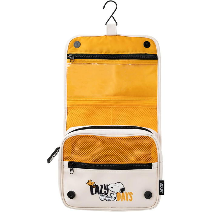 Косметичка Snoopy - жіноча/чоловіча водонепроникна дорожня сумочка для туалетних аксесуарів, бежева