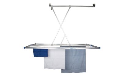Стельова сушарка для білизни stewi Deckentrockner Libelle XL Blackline (Сріблястий/Синій)