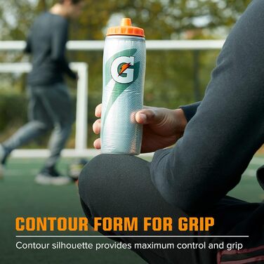 Фляга спортивна Gatorade ізольована, чорна, 850 мл