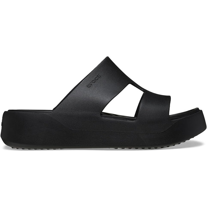 Crocs Getaway Platform H-Strap: жіночі сандалі на платформі, чорні (39/40 EU)