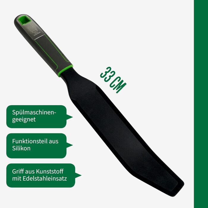 Міксер ручний Fackelmann Chefkoch з ергономічною ручкою Soft-Touch, нержавіюча сталь, стійкий до 220°C, для збивання вершків та іншого