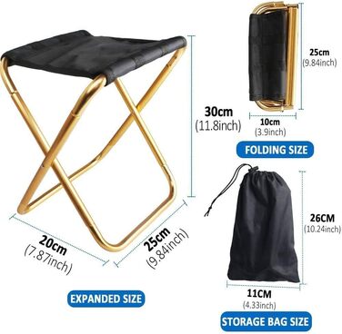 Складний туристичний стільчик ProLeo для відпочинку на природі: кемпінг, рибалка, пікнік, сад, пляж