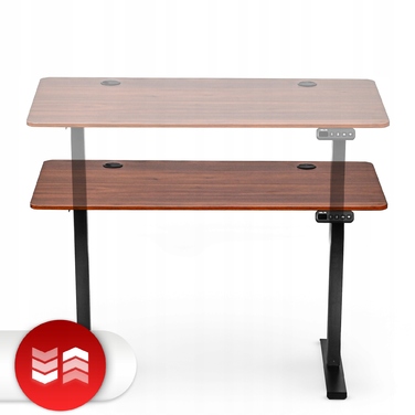 Електричний стіл з регулюванням висоти Hell's Chair Canyon Walnut 140x70