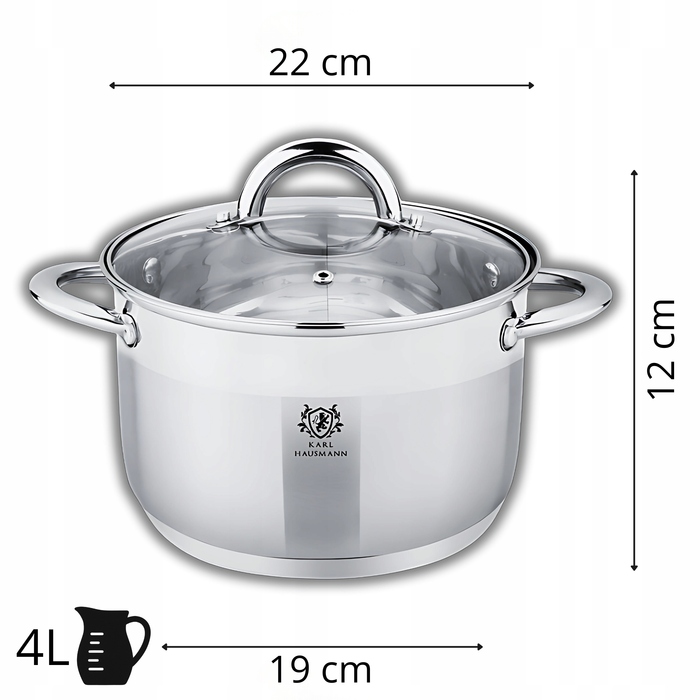 Каструля традиційна Karl Hausmann SOLID, 4 л