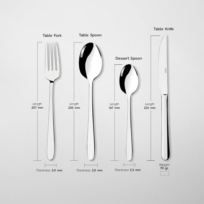Нержавіюча столова приборів 24 шт. для 6 осіб: елегантний набір для щоденного використання та особливих випадків, стійкий до корозії