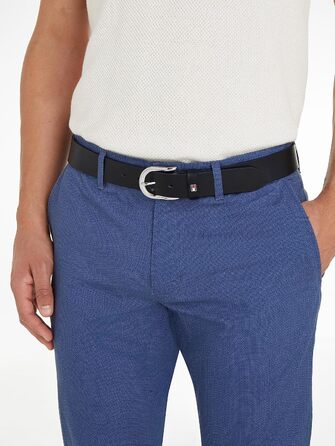 Жіночий шкіряний ремінь Tommy Hilfiger New Danny, колір блакитний (Night Sky)