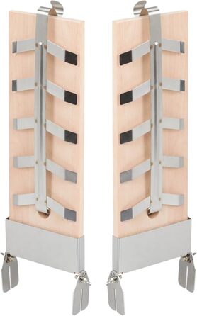 Набір дощок для копчення лосося на відкритому вогні (2 шт.) із кедра з кріпленнями з нержавіючої сталі для вогнищ та грилів