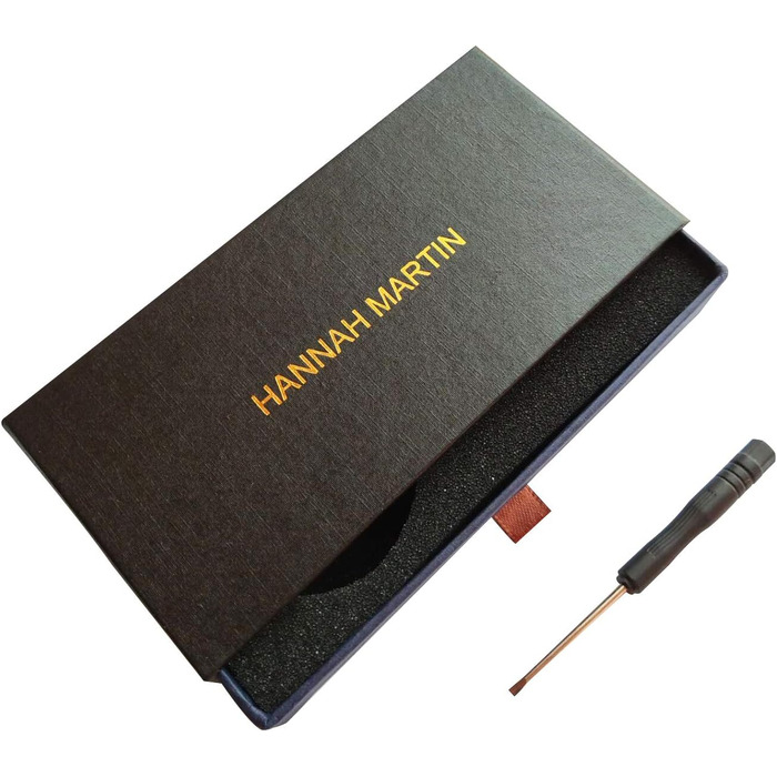 Жіночий годинник Hannah Martin: аналоговий кварц, водонепроникний, з нержавіючої сталі, ультратонкий, сіре мережате плече, біле покриття