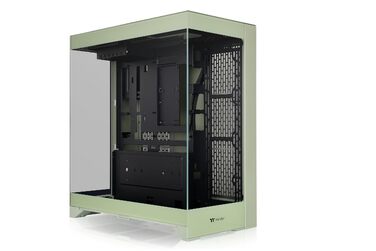 Корпус для ПК Thermaltake CTE E550 TG ATX/E-ATX, двокамерний дизайн, загартоване скло, підтримка радіаторів до 420 мм, Matcha Green