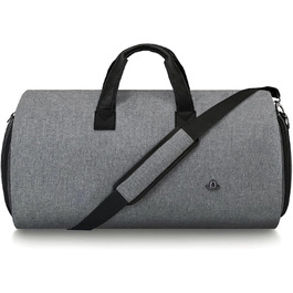 Чохол для одягу Bug Garment Bags 2-в-1, дорожній, сірий, XL, з відділенням для взуття