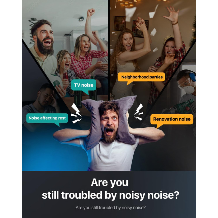 Акустичні панелі для шумоізоляції стін самоклеючі, квадратні звукопоглинаючі плити високої щільності, 30x30x0.9 см, чорні, 12 шт.