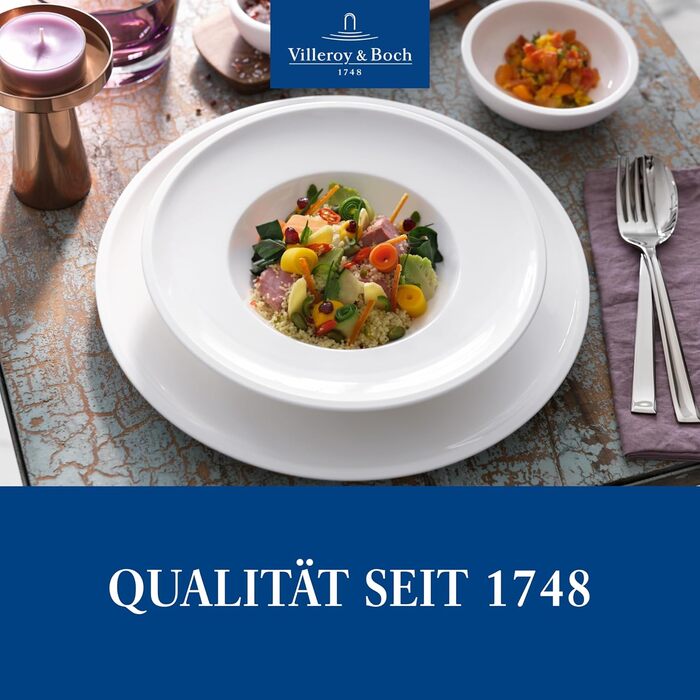 Villeroy & Boch – Victor Tableware Set, 30-Piece, Cutlery Set for 6 People, Dishwasher-Safe, Stainless Steel, Knives, Forks, Spoons, Dinnerware Set, 30-Piece Stainless Steel Cutlery Set, Single