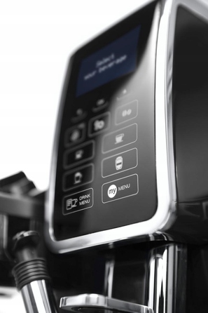 Автоматична кавомашина De'Longhi з кавомолкою, чорна, 1455 Вт, 15 бар