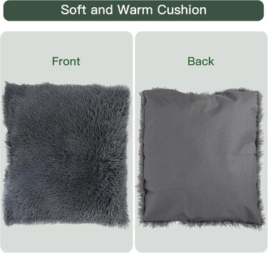 Будка для котів та собак: велика, м'яка, 56x51x46 см. Підходить для Бігль, Французький бульдог, Вельський коргі. З м'яким килимком.