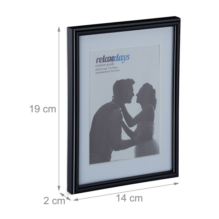 Relaxdays 2-Piece Picture Frame Set, 5x7 inches