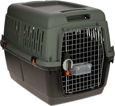 KERBL Eco Transport Box - Recycled Plastic Pet Carrier - 70x50x51.5cm