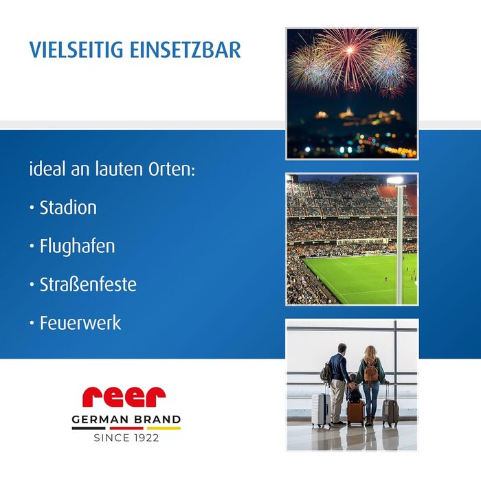 Наушники для захисту слуху Reer SilentGuard для немовлят, сірі. Безпечні, м'які, легкі, з можливістю росту.