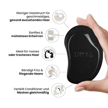 Тізер Tangle Teezer Original Black Panther - професійна щітка для волосся, чорна, для розплутування та масажу шкіри голови