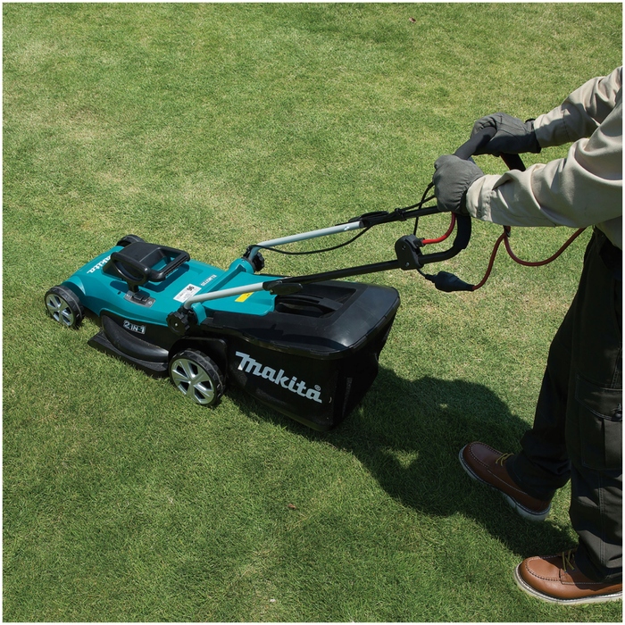 Електрична газонокосарка Makita ELM3720, 1400 Вт, 37 см