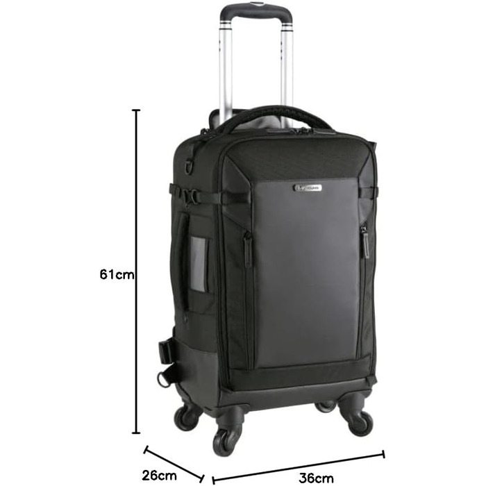 Рюкзак Vanguard Veo Select 37BRM GR для фотообладнання, зелений (чорний, 58T) - рюкзак та тележка