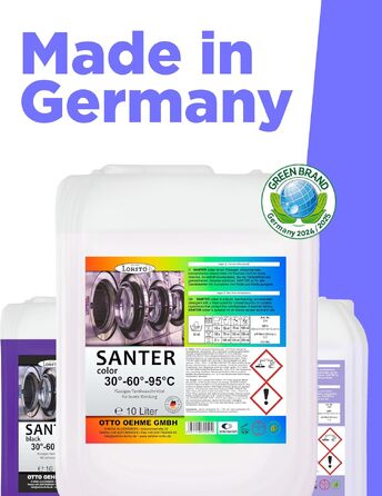 Рідкий засіб для прання кольорових речей Lorito Santer Color, 10 л (набір 2 шт по 5 л)