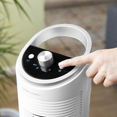 Охолоджувач Cecotec EnergySilence 2000 SkyCool: 60W, 3л резервуар, для ефірних олій, 3 швидкості, 50° осциляція, білий