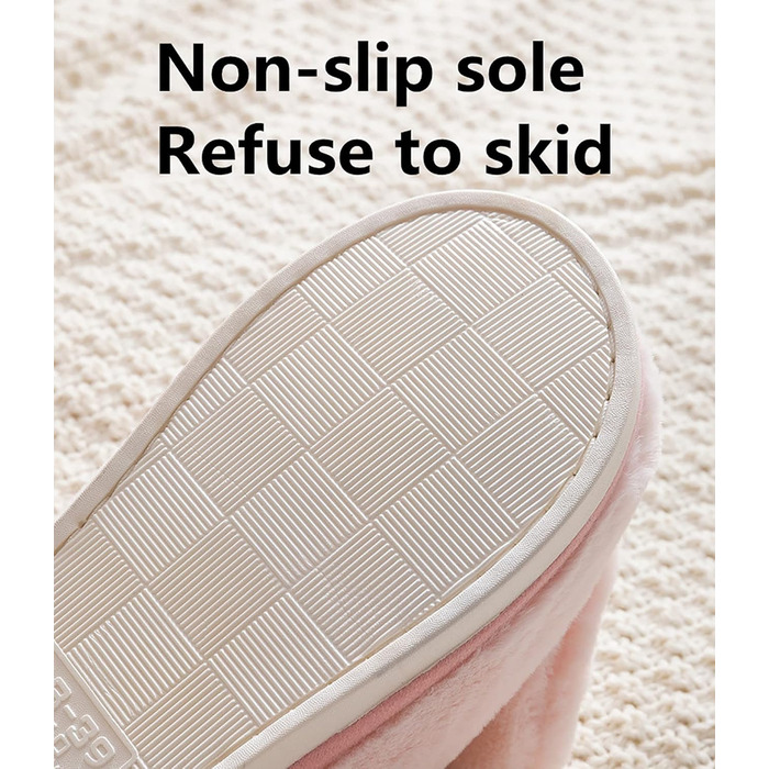 Тапочки до дому з плюшевими вушками кролика, жіночі, зелені. Теплі, м'які, неслизькі