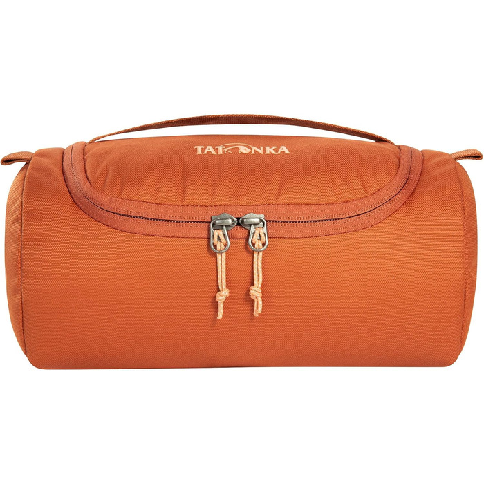 Дорожня косметичка Tatonka Care Barrel з дзеркалом та відділеннями, Red Earth, 3 л (26 x 14 x 14 см)