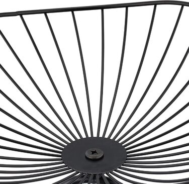 Стійка для фруктів та випічки Relaxdays, 3 яруси, метал, 34x49x31,5 см, дизайн 