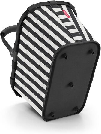 Сумка-шопер Reisenthel Carry Bag – чорний (Summerstripes Black) з великим об'ємом та зручною внутрішньою кишенею
