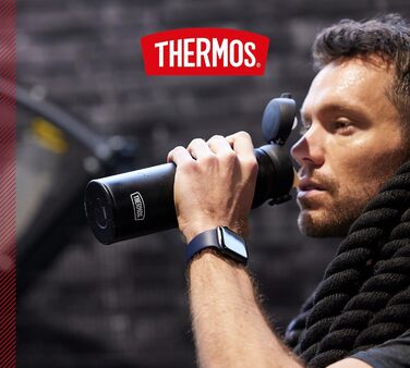 Термос Ultralight 0,75л, Charcoal Black, з нержавіючої сталі, Safe Flow кришка, 10 год гаряче / 20 год холодне, миється в посудомийній машині, BPA-free