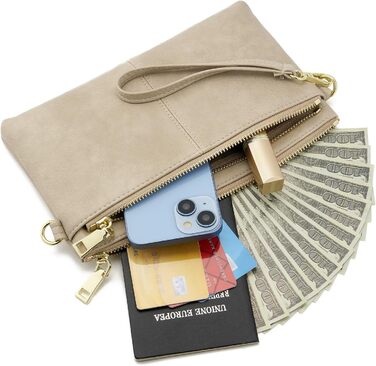 Жіноча сумка-месенджер зі шкіри, бежева: кросбоді, багато відділень, класичний стиль