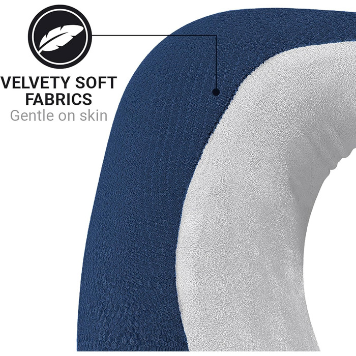 Подушка для шиї Go Travel Memory Dreamer, темно-синій, стандартний розмір