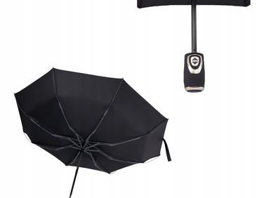 Автоматична парасолька F.P.Parasol з чохлом, чорна