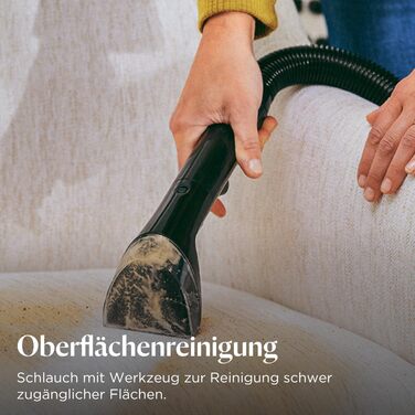 BISSELL Revolution HydroSteam: професійний мийний пилосос для килимів з парою, 1300W, 3670N