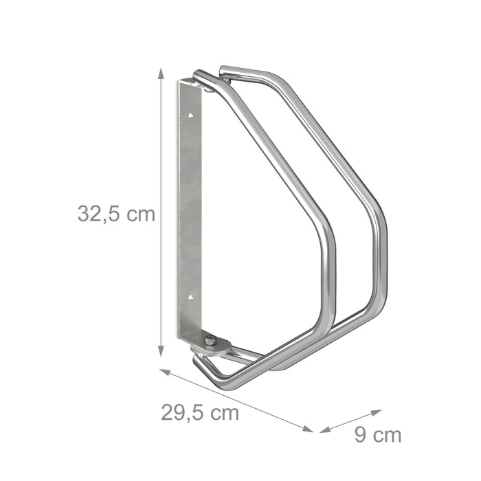Relaxdays Swivel Bike Rack Wall Mounted Set