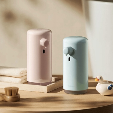 Безконтактний дозатор для мила Xiaomi (настільний), 300 мл, рожевий