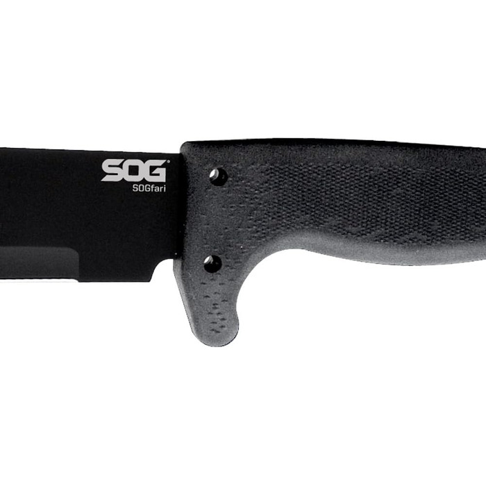 SOGFari 18 in. Machete, Black Kraton Handle, Black Blade